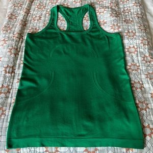 Lululemon Green Swift Stride Tank - Sz 8